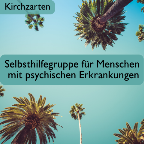 Bild mit Palmen